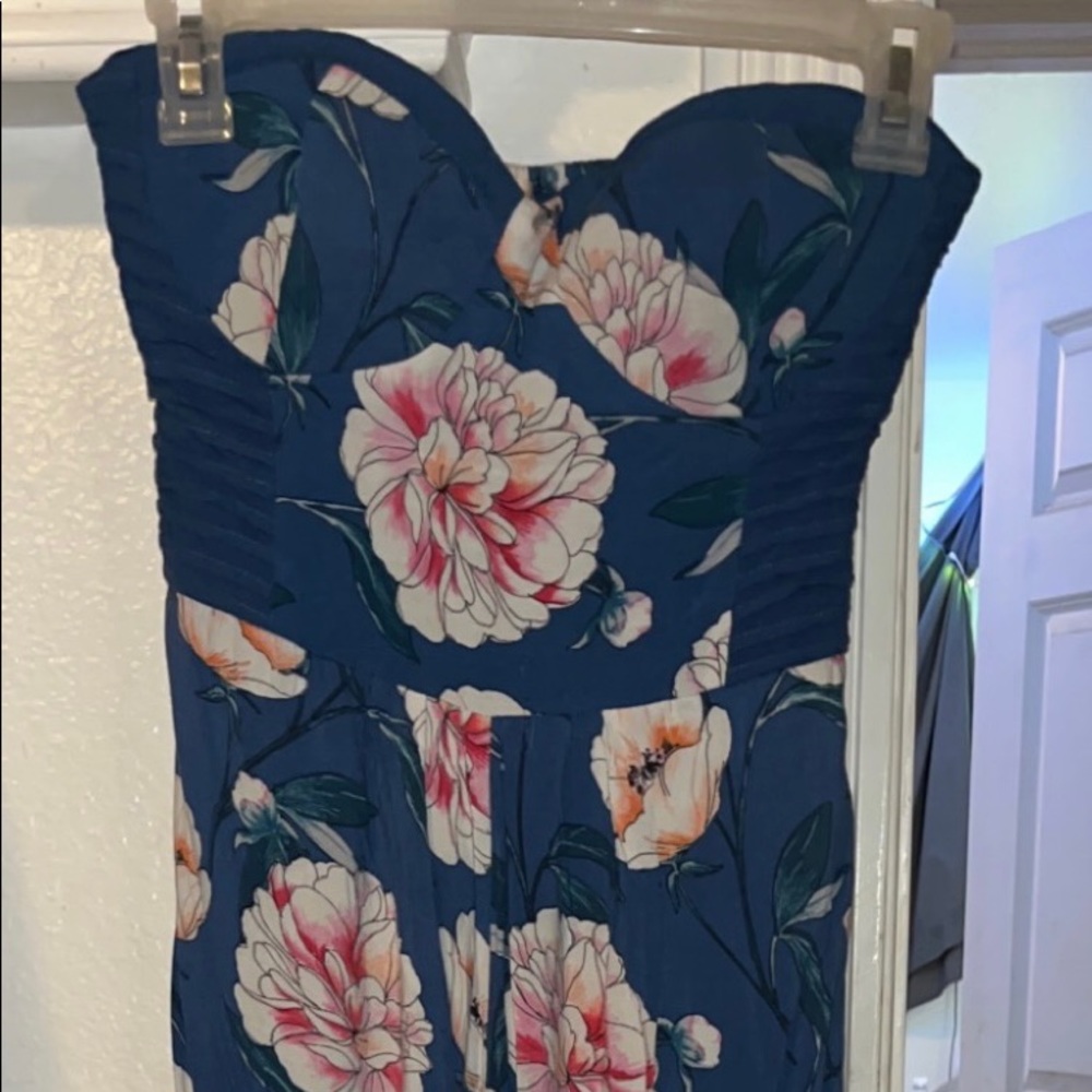 strapless jumpsuit